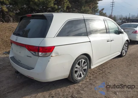 2015 Honda Odyssey Touring/Touring Elite из США, поврежденный, VIN 5FNRL5H97FB006824